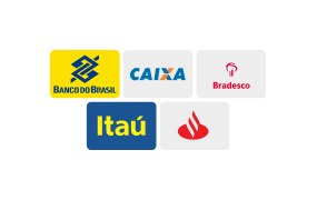 Bancos brasileiros disponíveis
